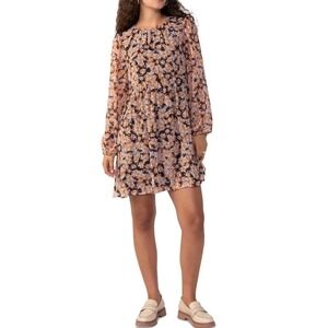 Sanctuary Floral Print Mini‎ Dress Long Sleeve Casual Party Dress Size S NEW